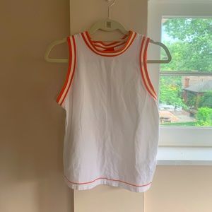 Hunter x Target orange trim tank top